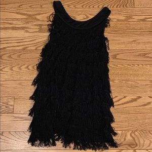 GREAT GATSBY Black Flapper Dress